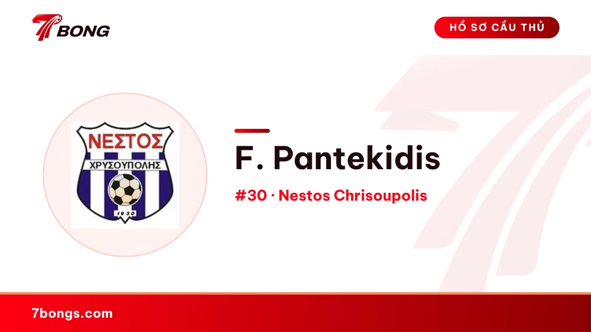 F. Pantekidis — Nestos Chrisoupolis