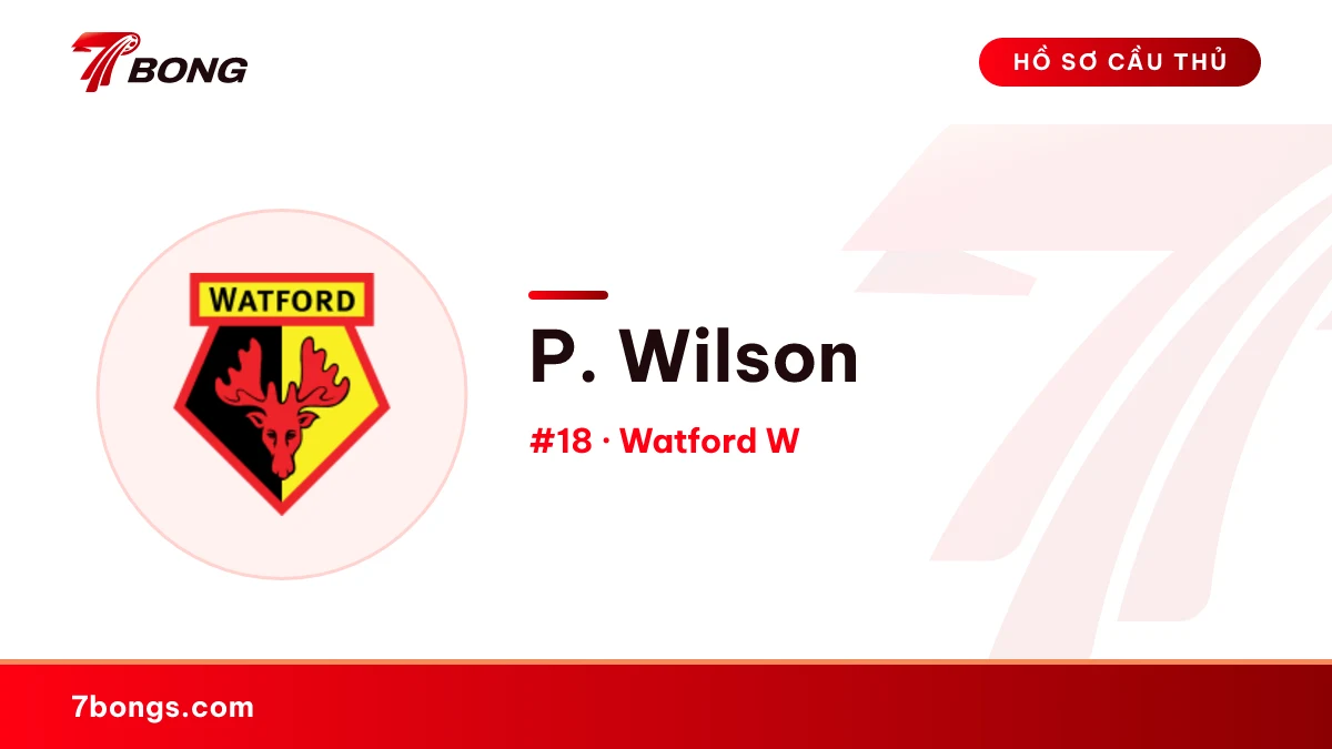 P. Wilson — Watford W