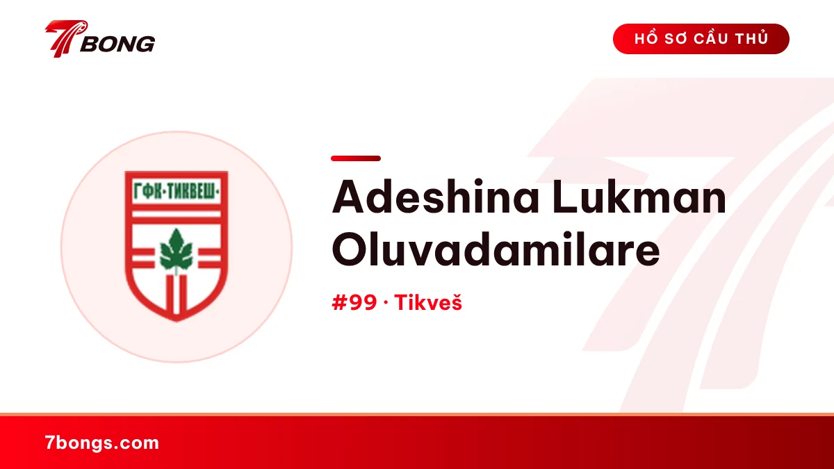 Adeshina Lukman Oluvadamilare — Tikveš