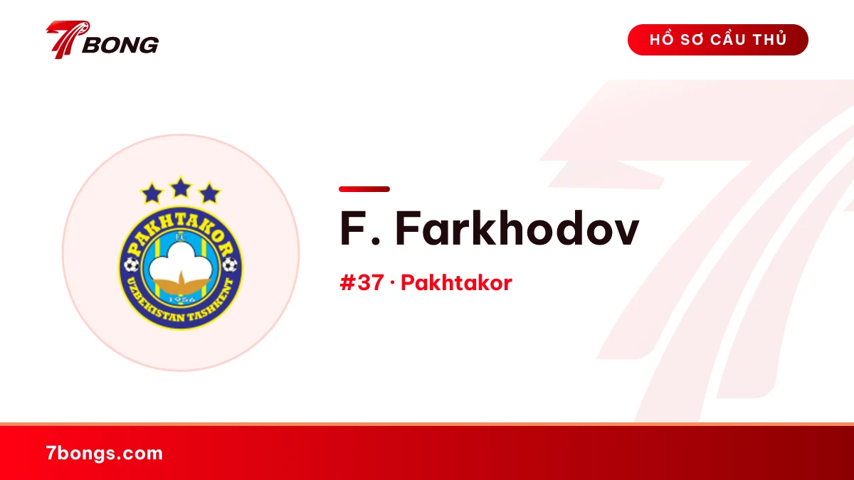 F. Farkhodov — Pakhtakor