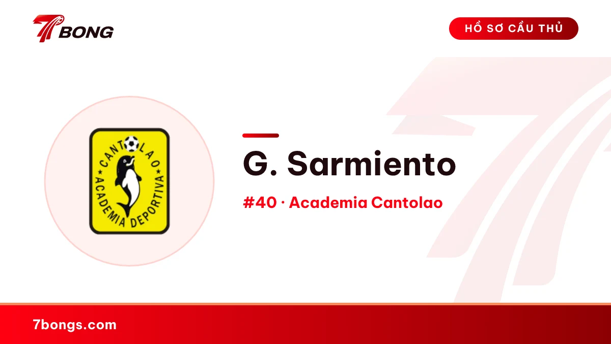 G. Sarmiento — Academia Cantolao