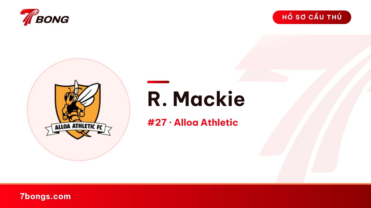 R. Mackie — Alloa Athletic