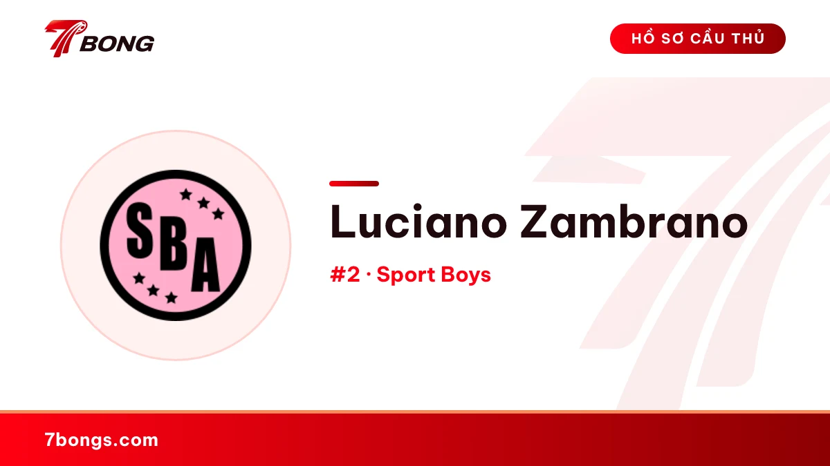 Luciano Zambrano — Sport Boys