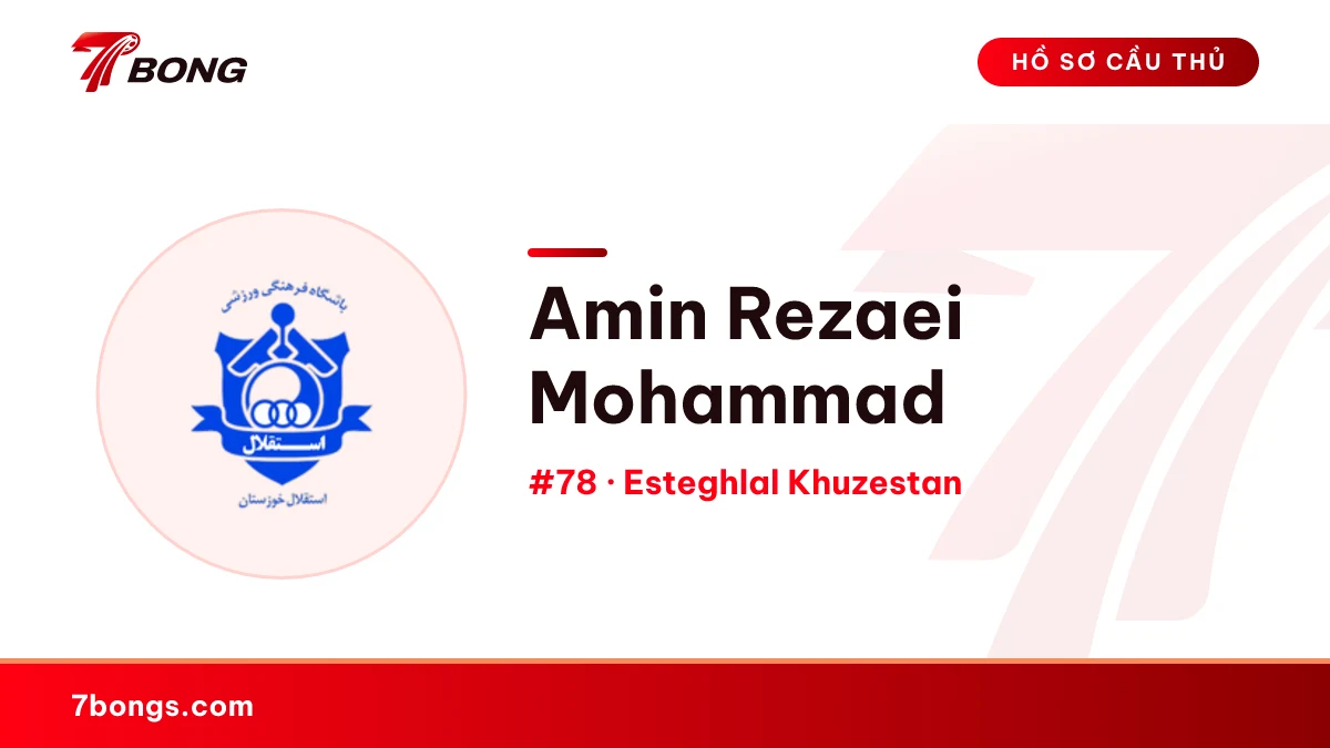 Amin Rezaei Mohammad — Esteghlal Khuzestan