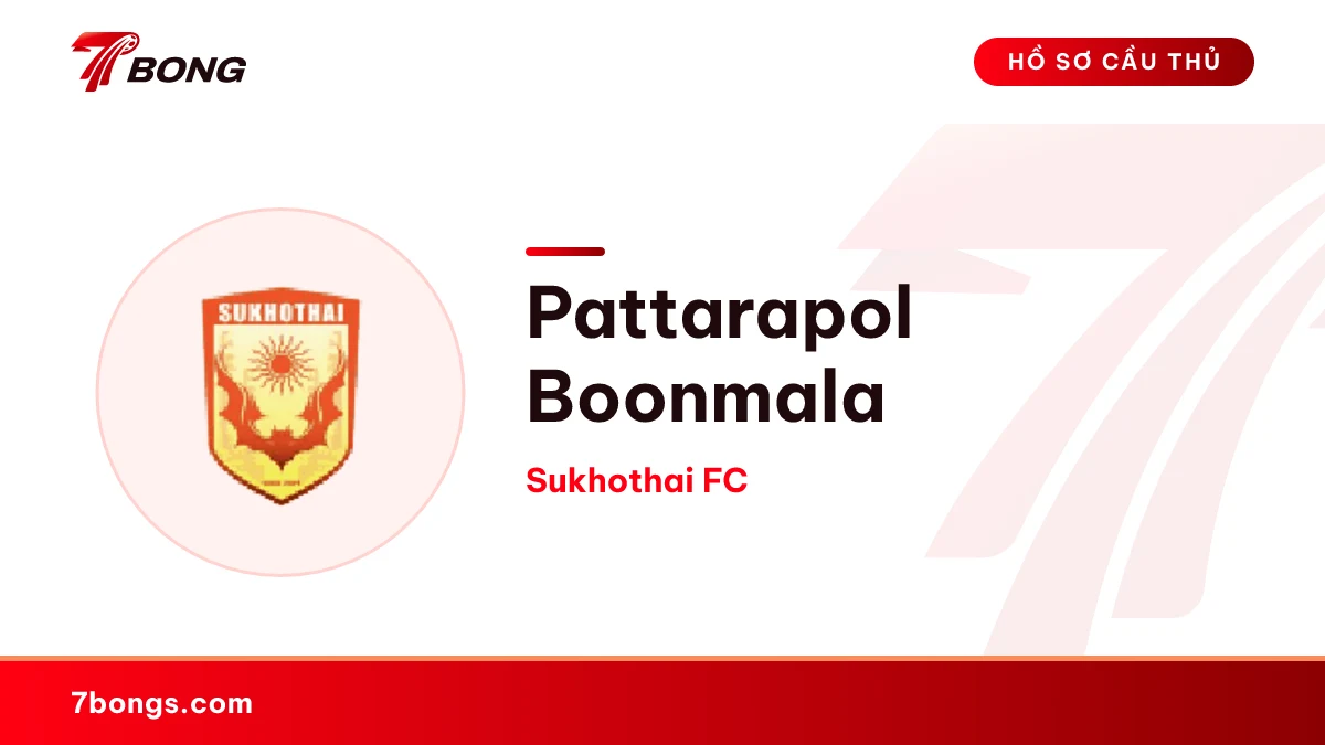 Pattarapol Boonmala — Sukhothai FC