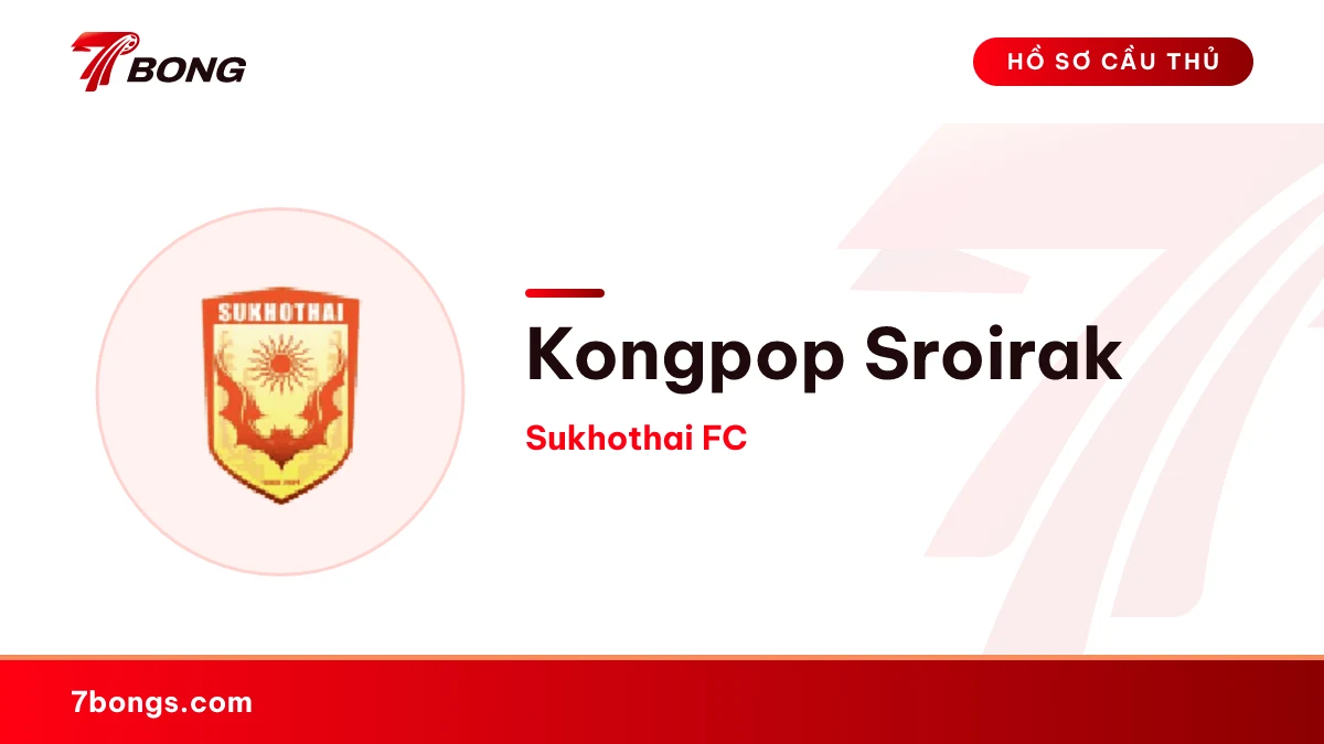 Kongpop Sroirak — Sukhothai FC