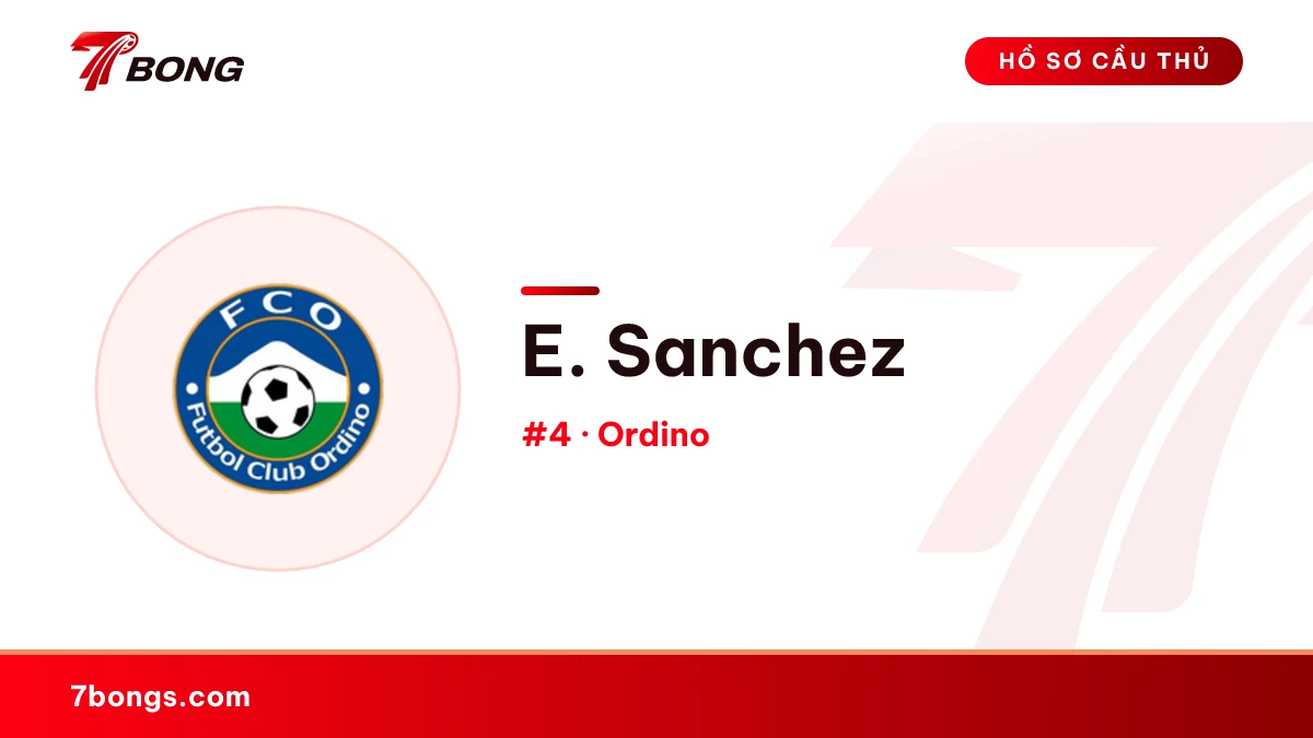 E. Sanchez — Ordino