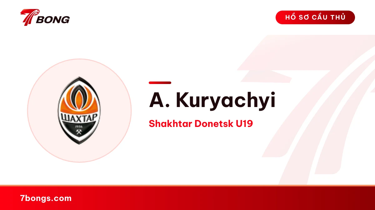 A. Kuryachyi — Shakhtar Donetsk U19