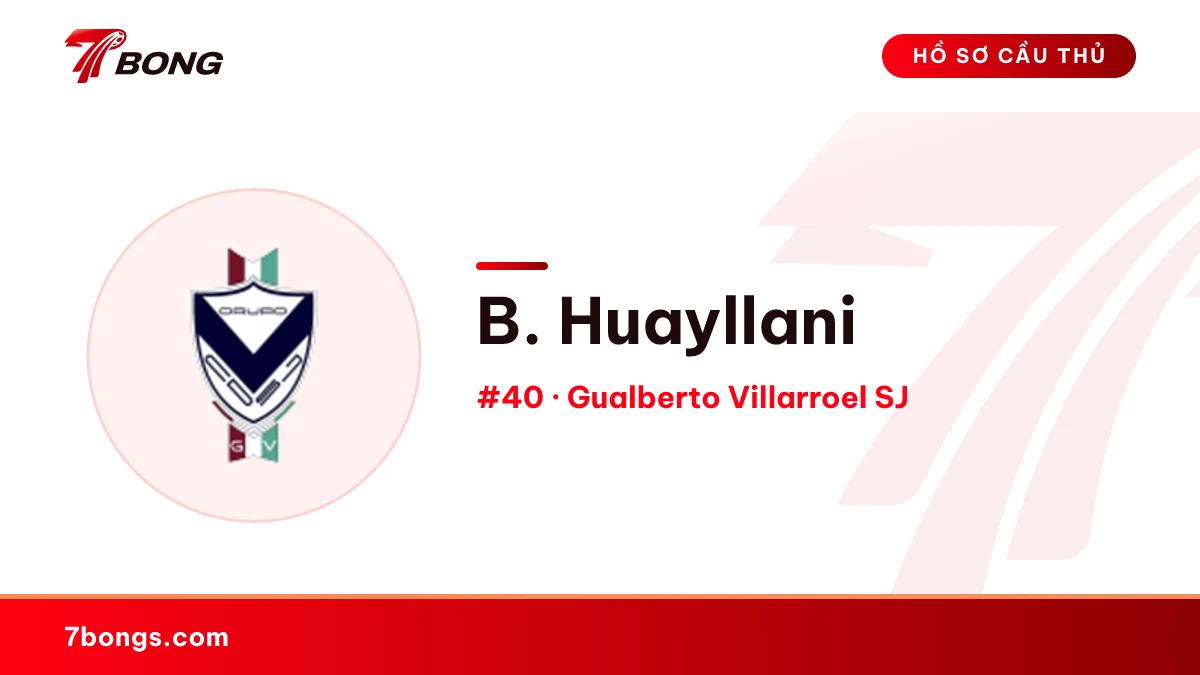 B. Huayllani — Gualberto Villarroel SJ