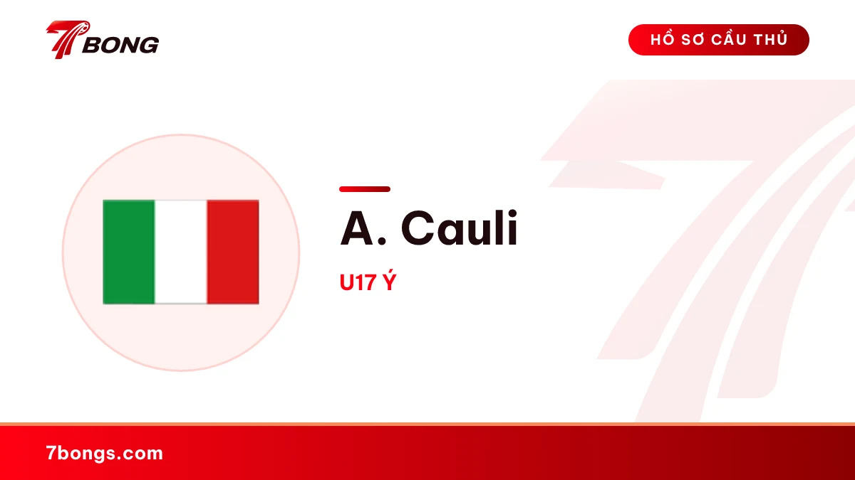 A. Cauli — U17 Ý