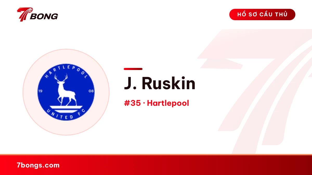J. Ruskin — Hartlepool