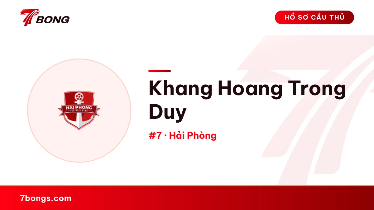 Khang Hoang Trong Duy — Hải Phòng