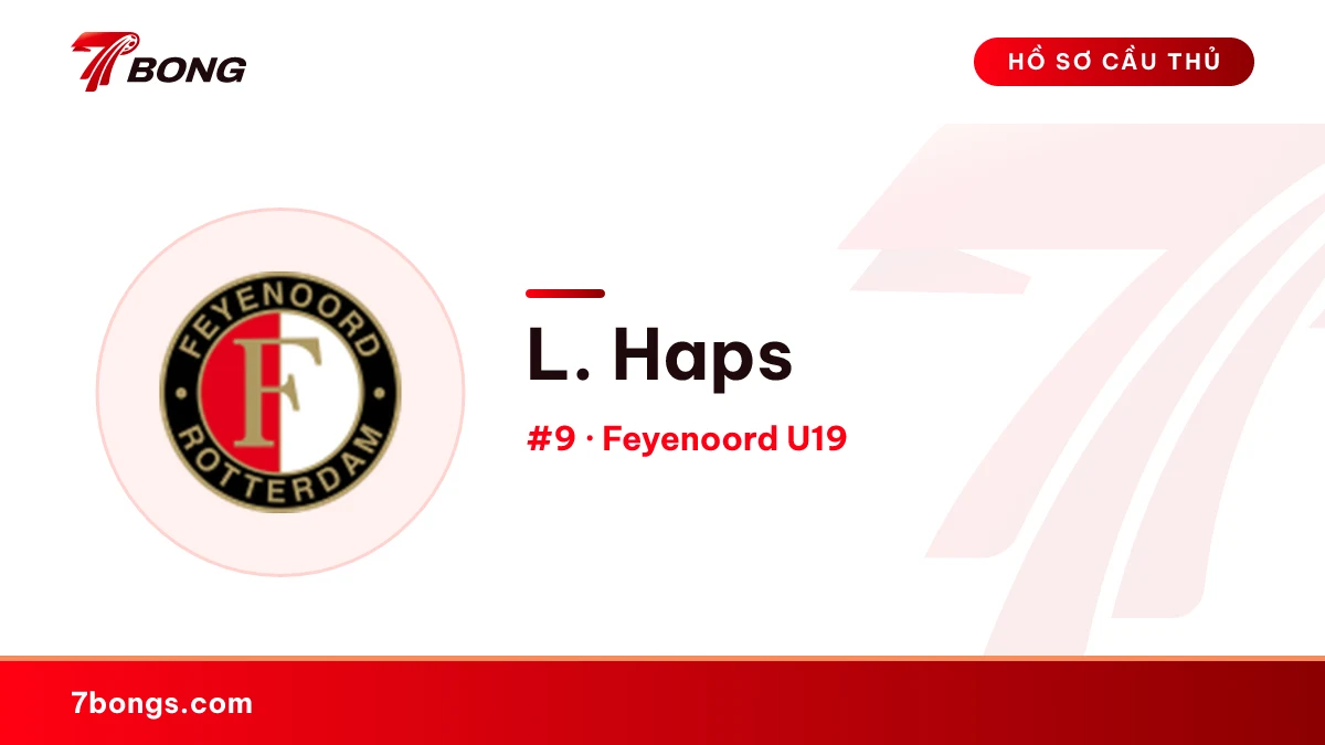 L. Haps — Feyenoord U19
