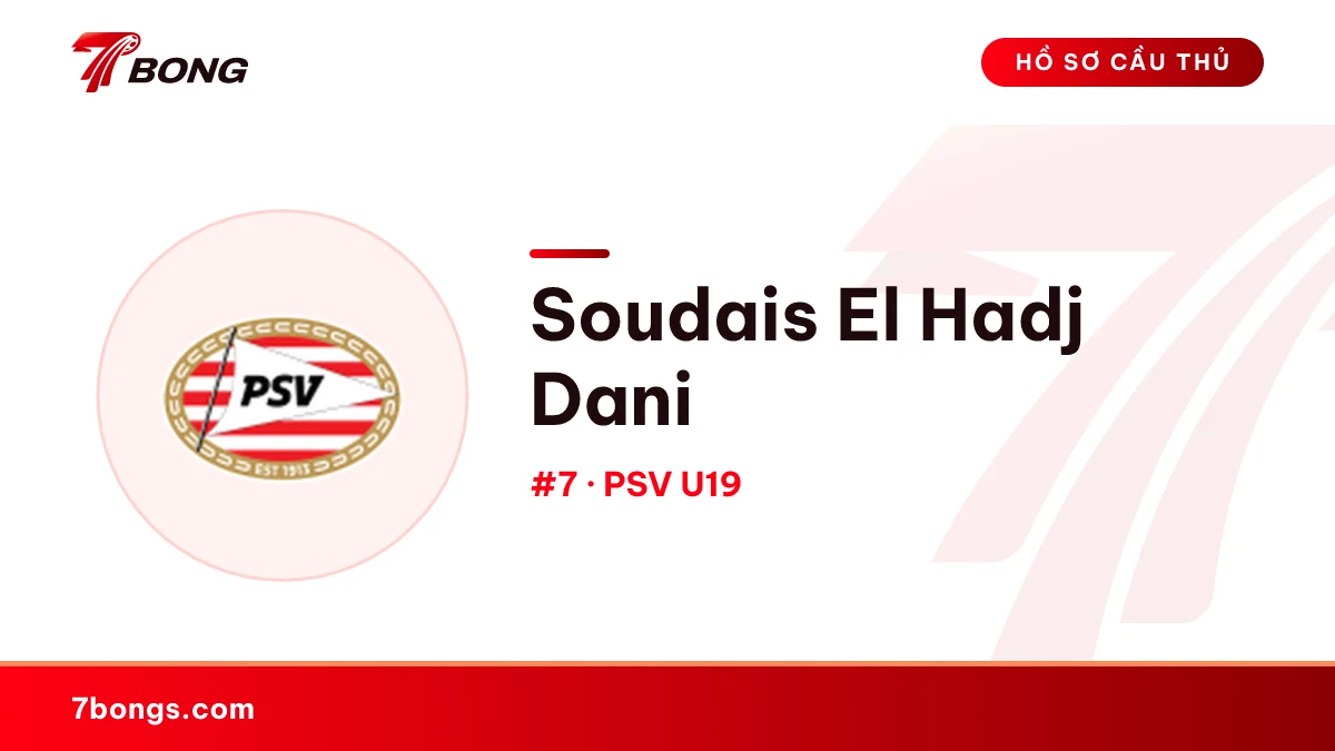 Soudais El Hadj Dani — PSV U19