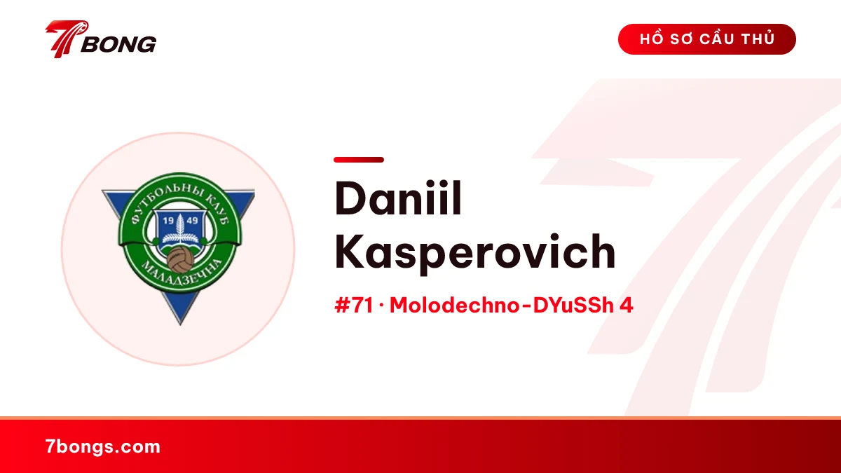 Daniil Kasperovich — Molodechno-DYuSSh 4