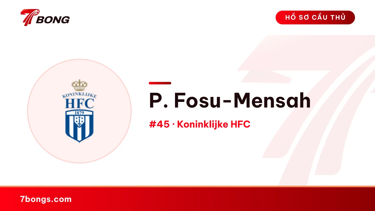 P. Fosu-Mensah — Koninklijke HFC