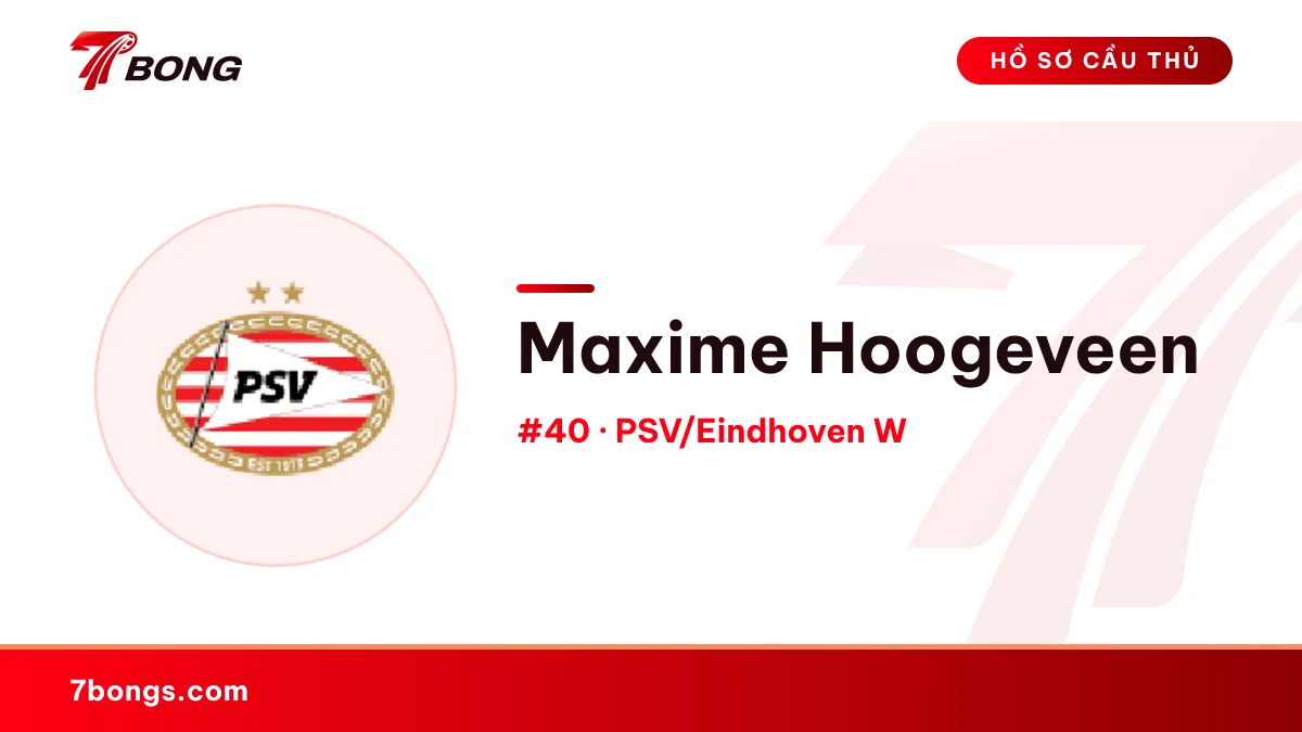Maxime Hoogeveen — PSV/Eindhoven W