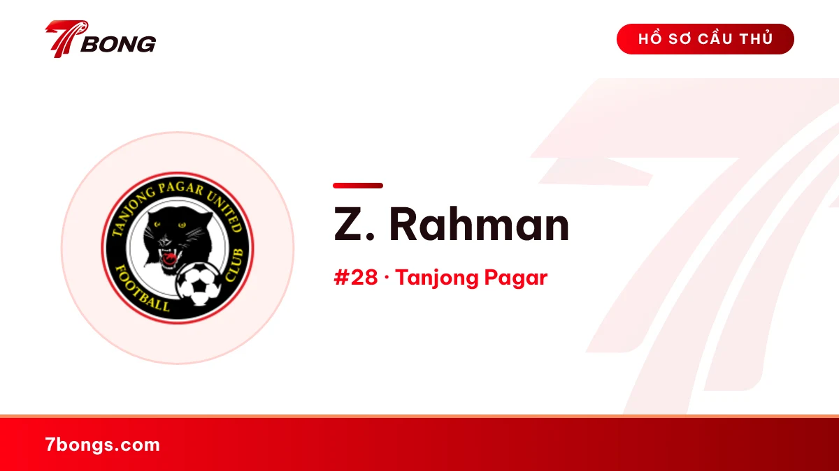 Z. Rahman — Tanjong Pagar