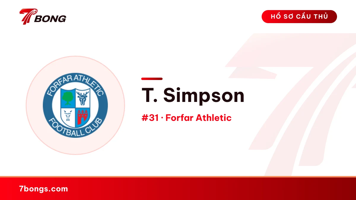 T. Simpson — Forfar Athletic