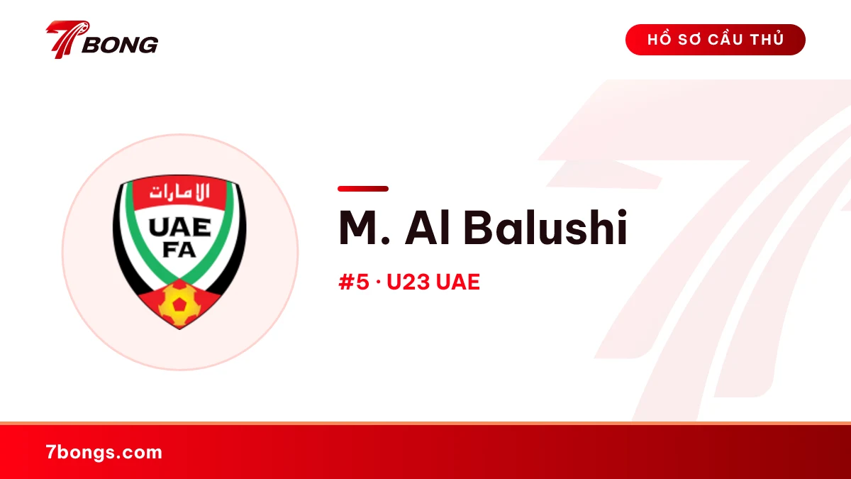 M. Al Balushi — U23 UAE