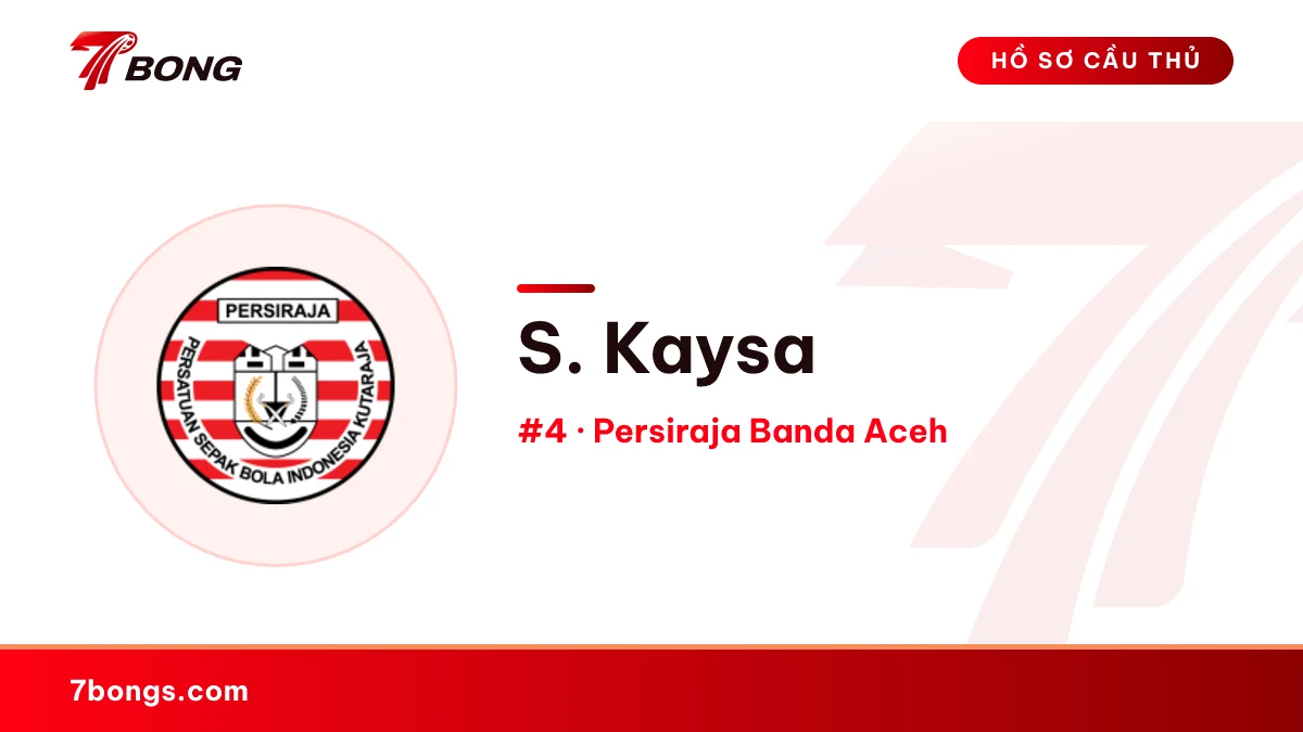 S. Kaysa — Persiraja Banda Aceh