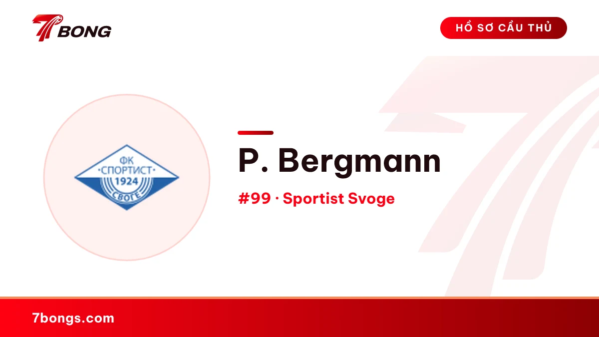 P. Bergmann — Sportist Svoge