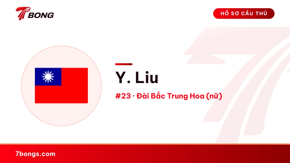 Y. Liu — Đài Bắc Trung Hoa (nữ)