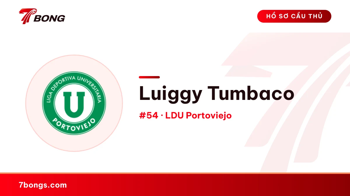 Luiggy Tumbaco — LDU Portoviejo