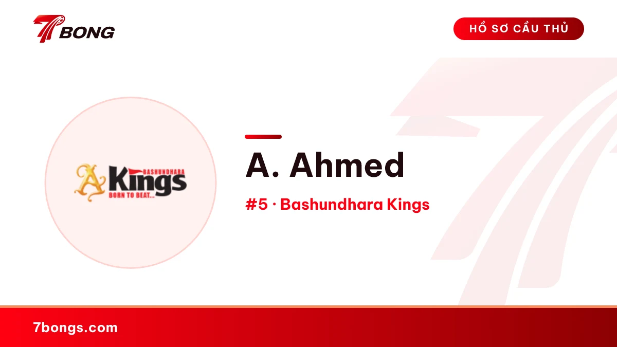 A. Ahmed — Bashundhara Kings