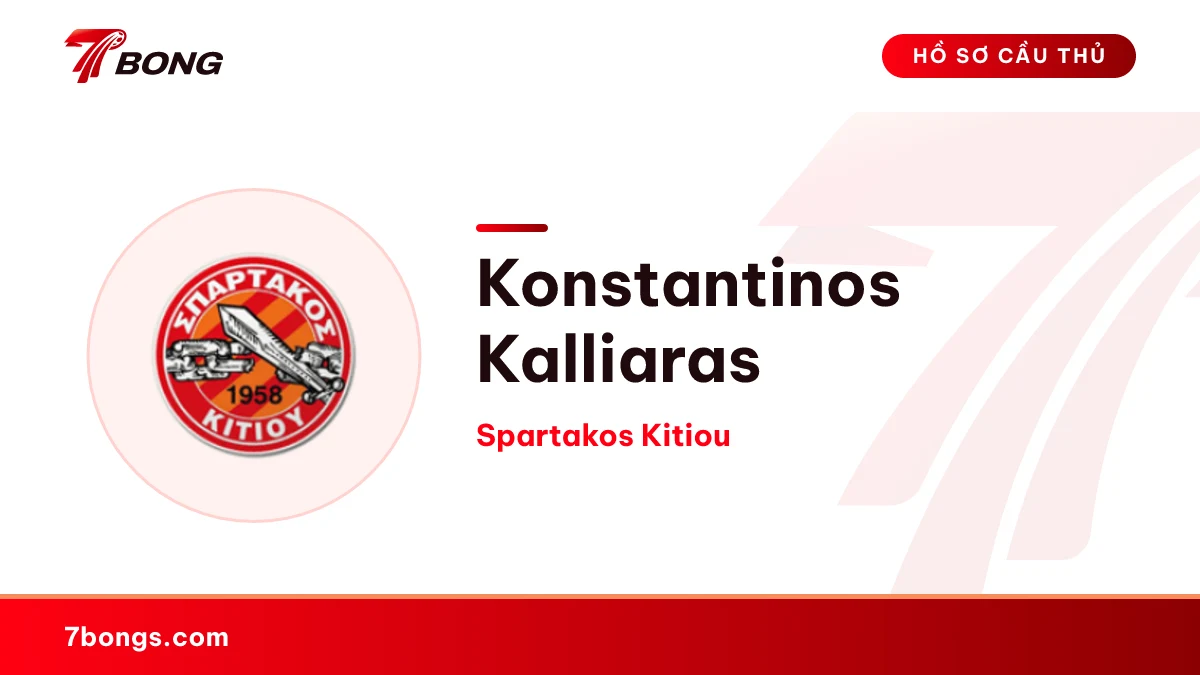 Konstantinos Kalliaras — Spartakos Kitiou