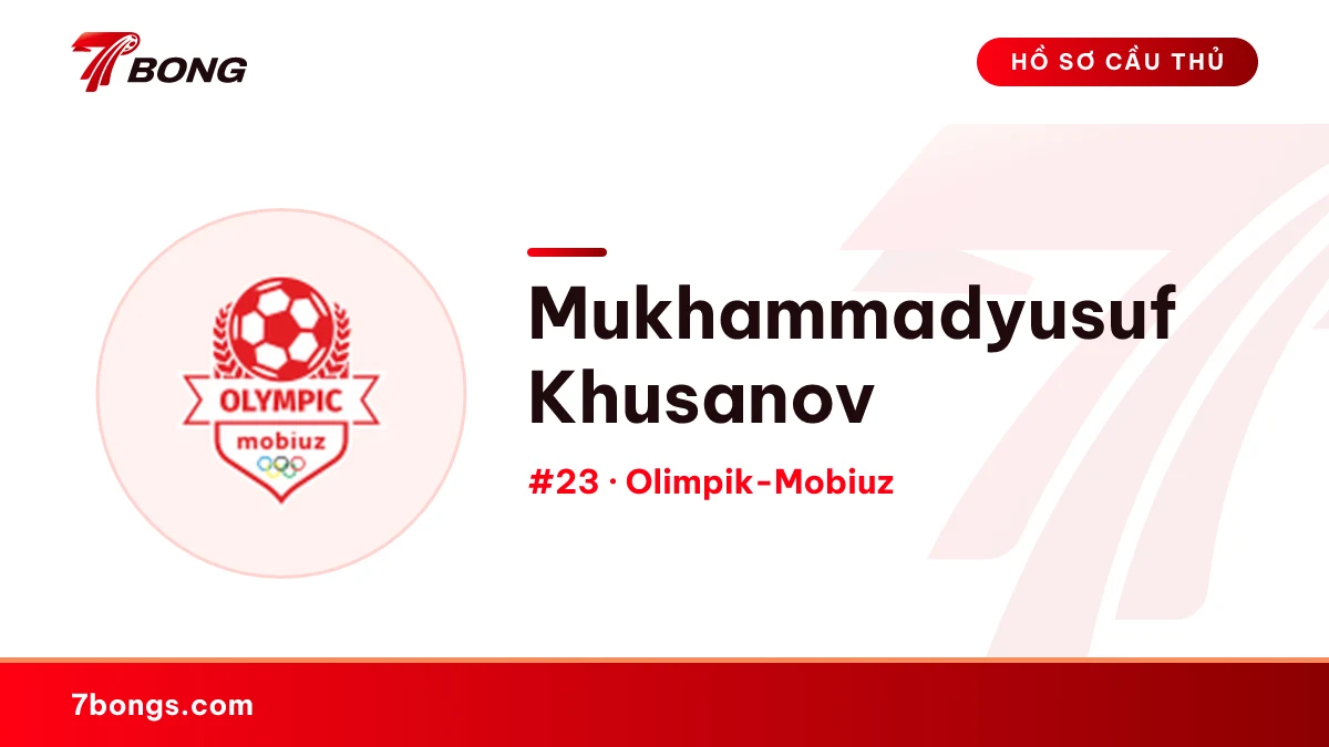 Mukhammadyusuf Khusanov — Olimpik-Mobiuz