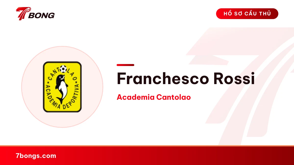 Franchesco Rossi — Academia Cantolao