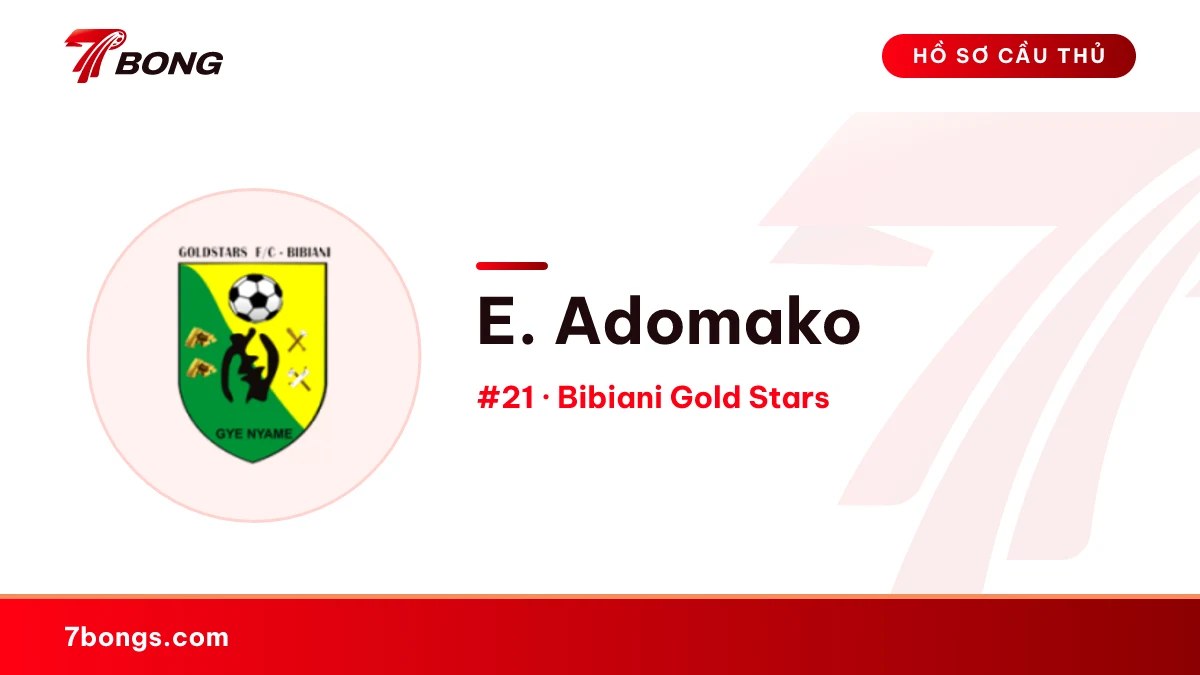 E. Adomako — Bibiani Gold Stars