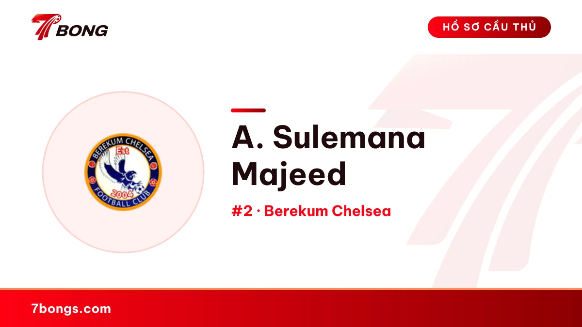 A. Sulemana Majeed — Berekum Chelsea