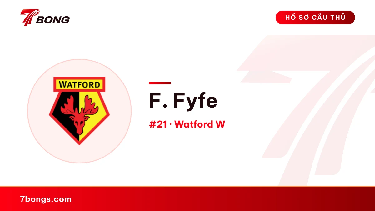 F. Fyfe — Watford W