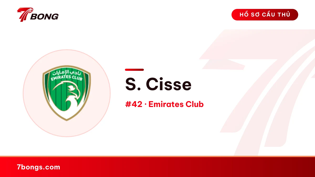 S. Cisse — Emirates Club