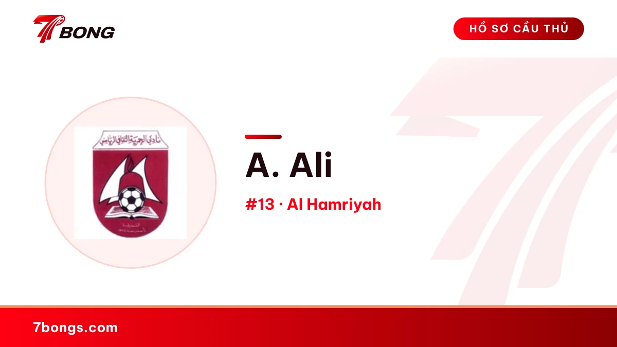 A. Ali — Al Hamriyah