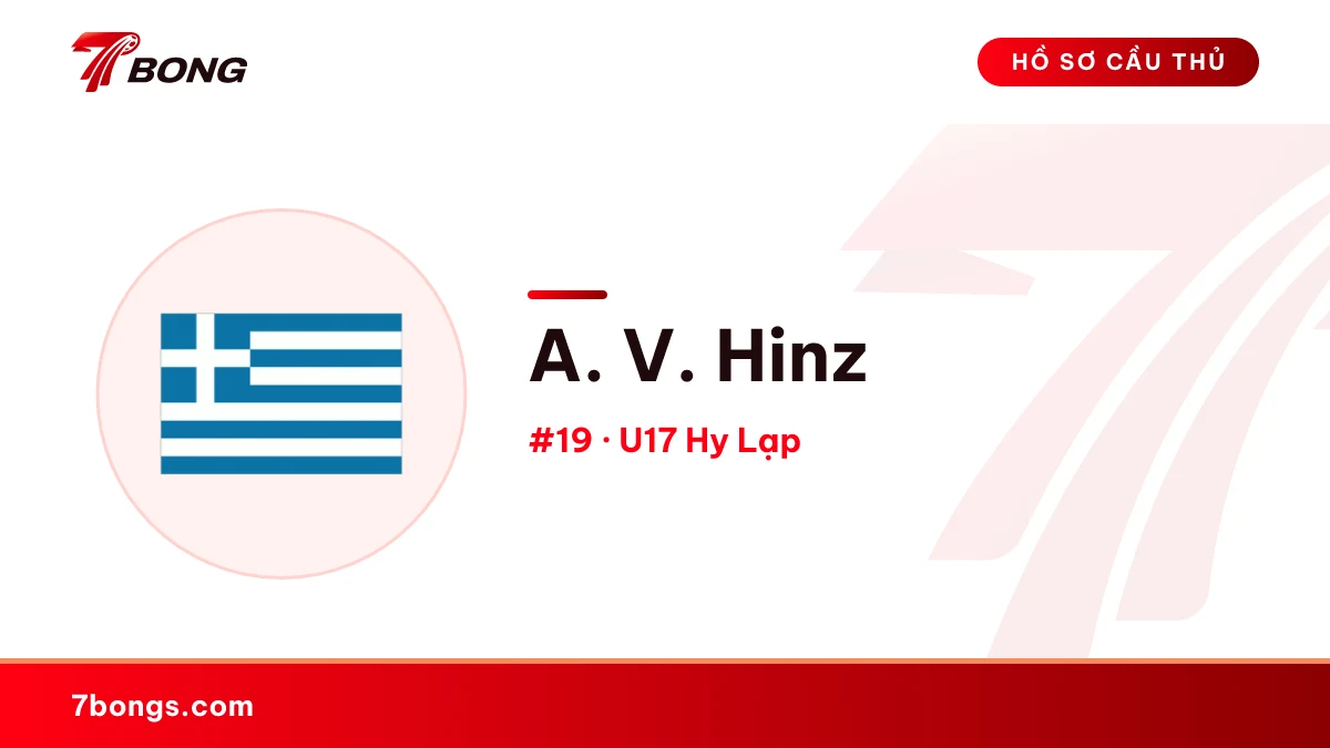 A. V. Hinz — U17 Hy Lạp