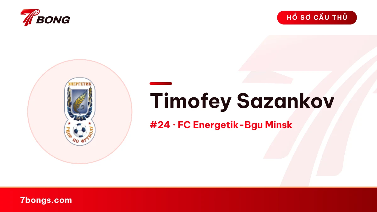 Timofey Sazankov — FC Energetik-Bgu Minsk