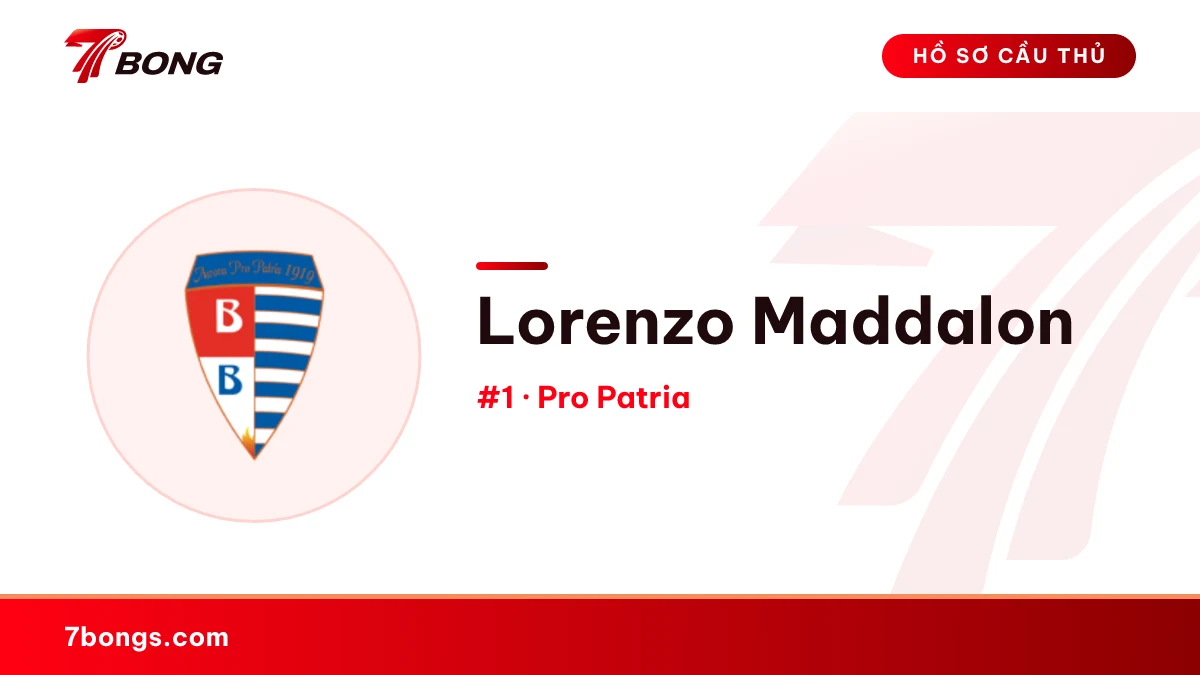 Lorenzo Maddalon — Pro Patria