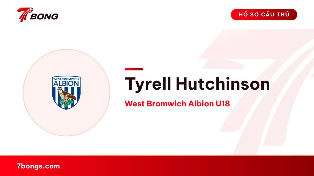 Tyrell Hutchinson — West Bromwich Albion U18