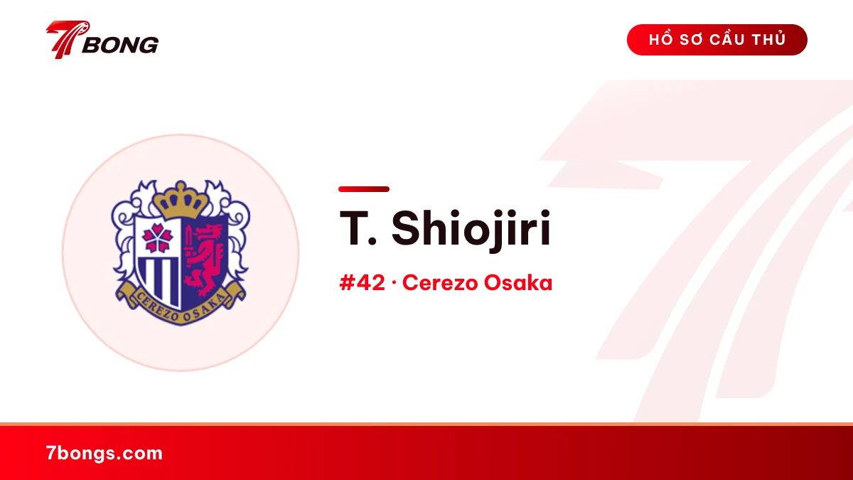 T. Shiojiri — Cerezo Osaka