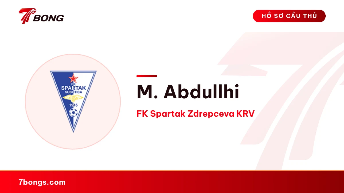 M. Abdullhi — FK Spartak Zdrepceva KRV