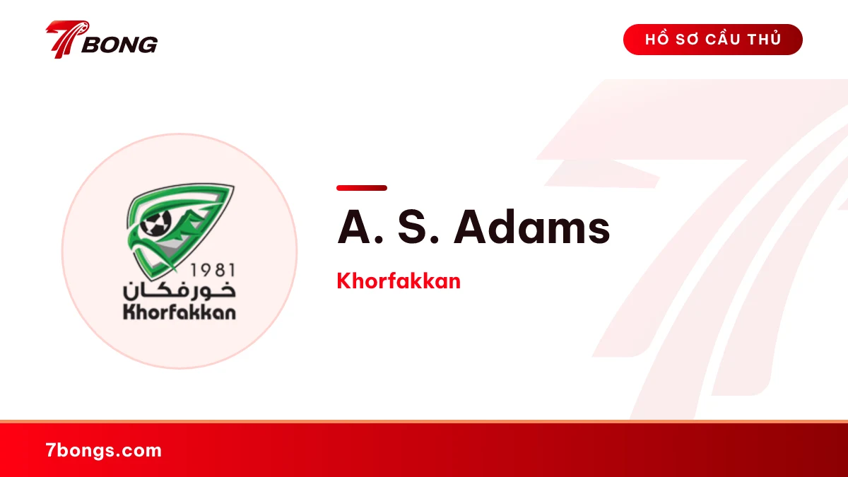 A. S. Adams — Khorfakkan