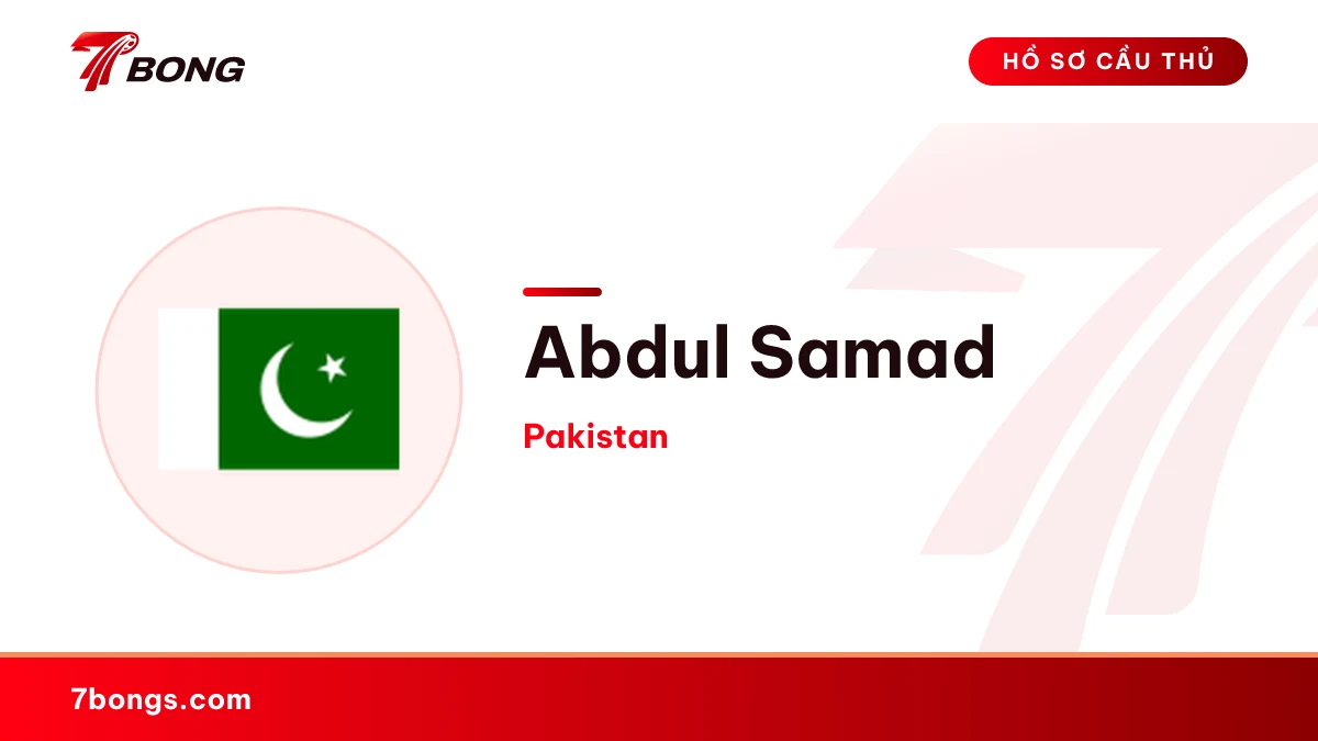 Abdul Samad — Pakistan
