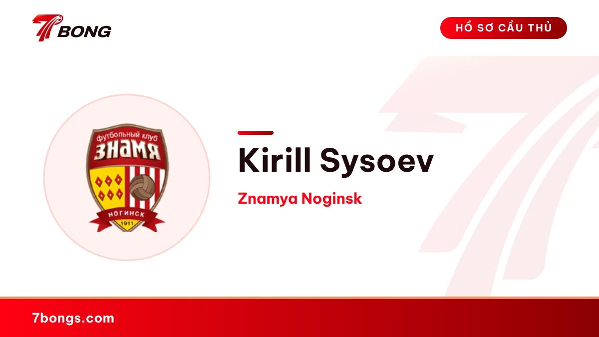 Kirill Sysoev — Znamya Noginsk