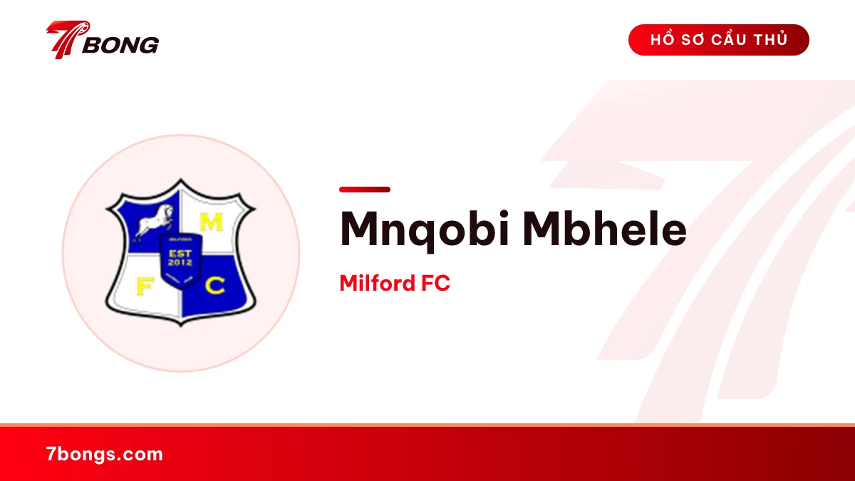 Mnqobi Mbhele — Milford FC