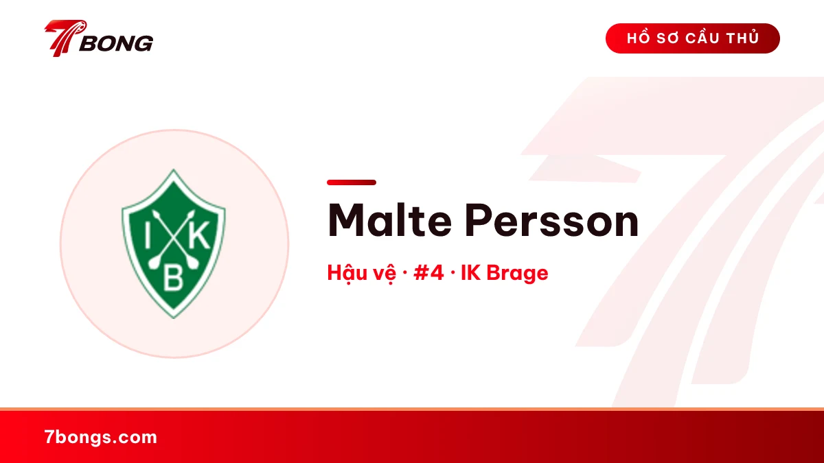 Malte Persson — IK Brage