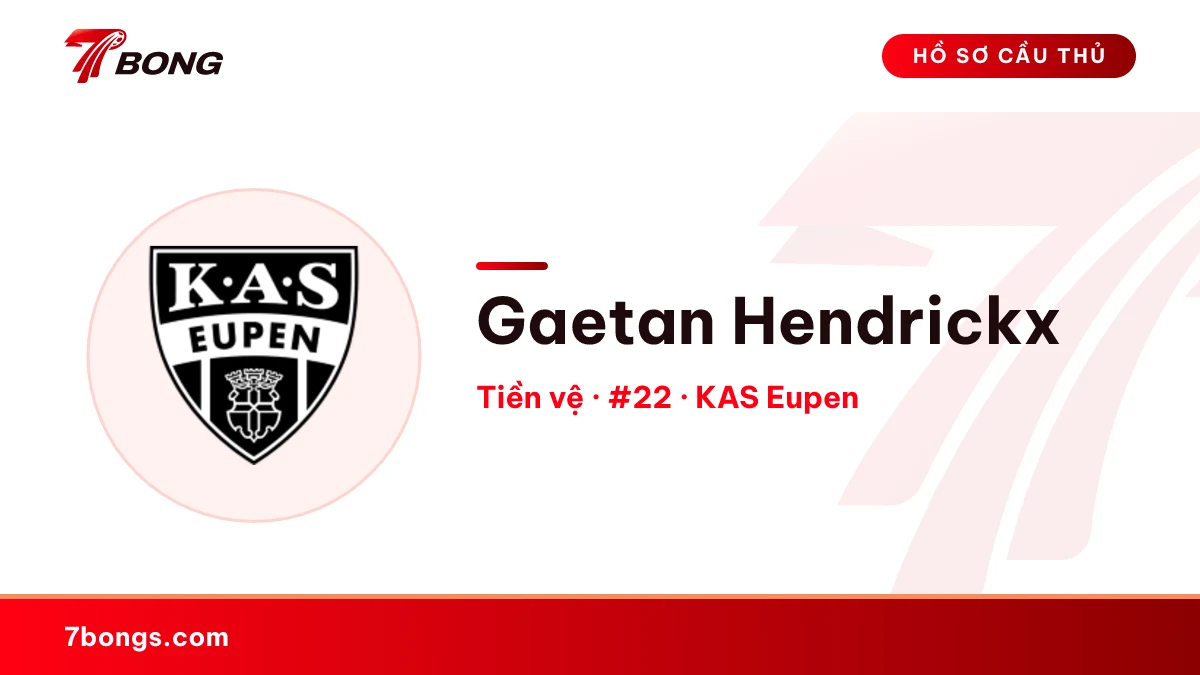 Gaetan Hendrickx — KAS Eupen