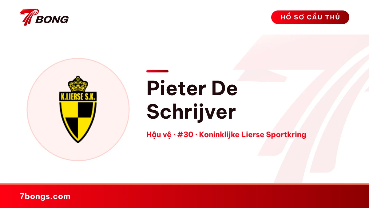 Pieter De Schrijver — Koninklijke Lierse Sportkring